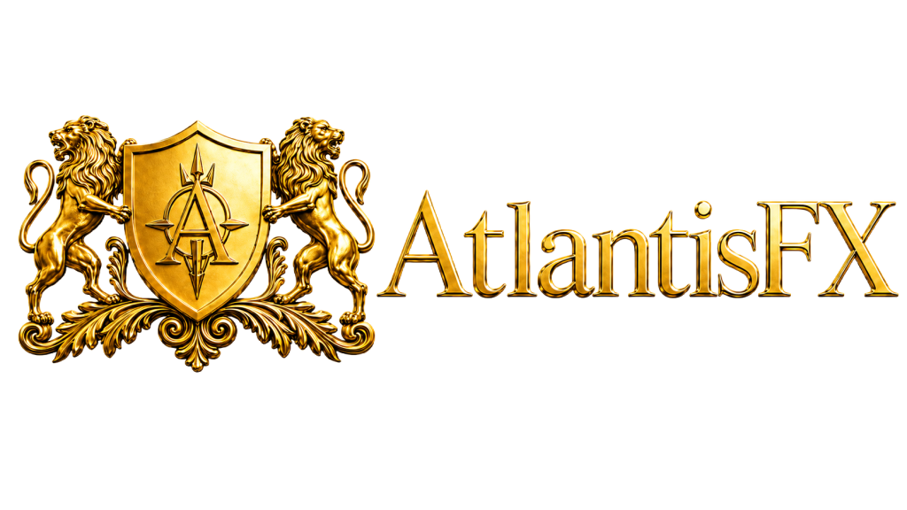 AtlantisFX official transparent gold logo